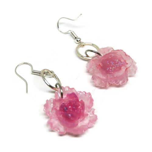 Boucles d'oreilles en forme de roses - Bijoux