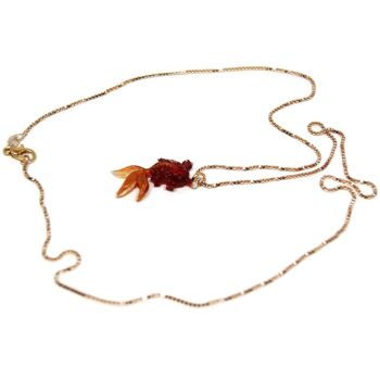 Collier pendentif poisson rouge  - Bijoux 2