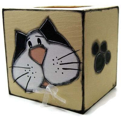 Caja de pañuelos Gato - Caja de pañuelos