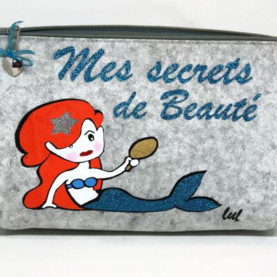 Makeup bag with mermaid - Bags and pouches