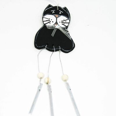 Chime with black cat - Home decoration