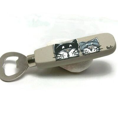 Bottle opener with cats - Tableware