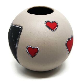 Vase forme boule avec chat - Décoration maison 3