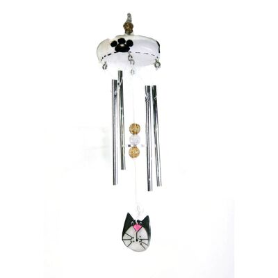 Chime mobile with cat - Home decoration