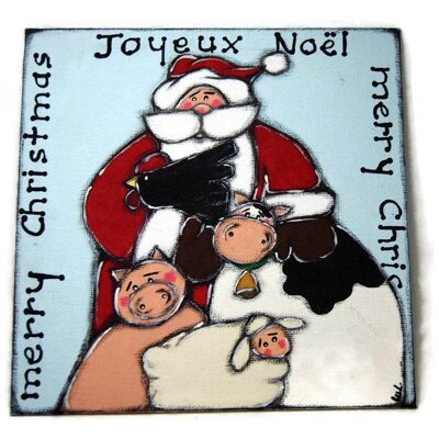 Santa Claus painting