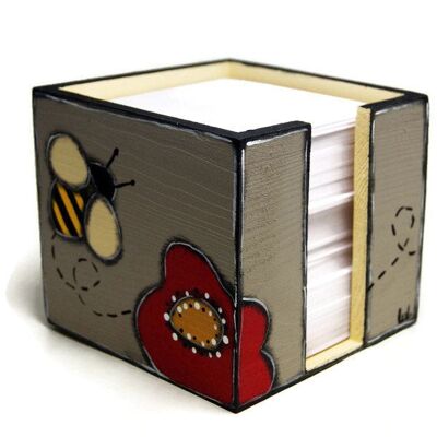 Caja de notas con abejas - Material de oficina