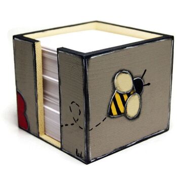 Boite notes avec abeilles - Articles de Bureau 3