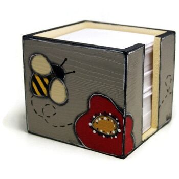 Boite notes avec abeilles - Articles de Bureau 4