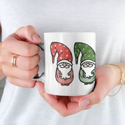 Mug avec trois lutins de Noël - Vaisselle