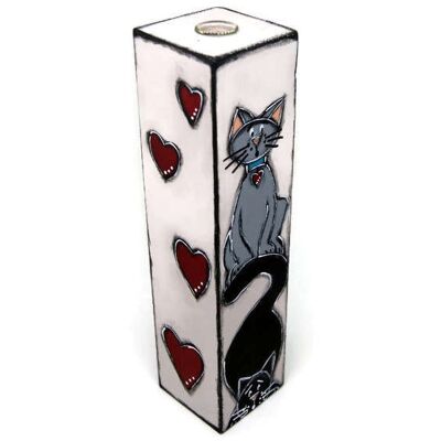 Soliflore-Vase mit Katzen - Heimdekoration