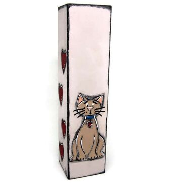 Vase Soliflore avec chats - Décoration maison 4