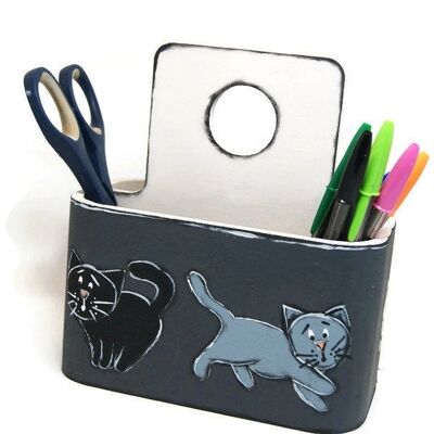 Desk organizer with cats - Office supplies