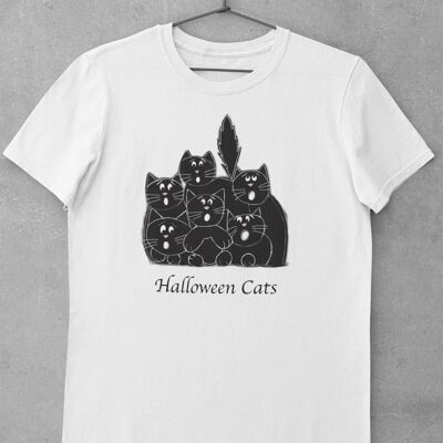 T-shirt chats d'Halloween