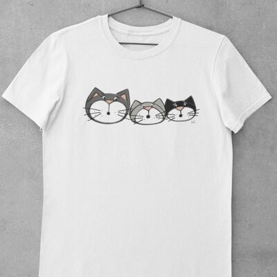 Camiseta mujer gatos