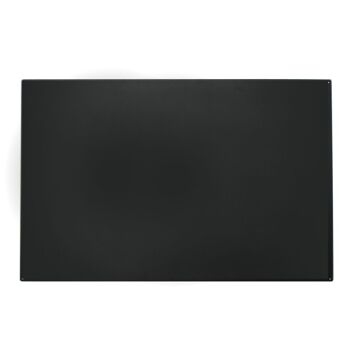 Tableau noir magnétique 114x74 cm, anthracite, support mural, inscriptible 1
