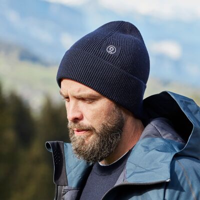 Italian extrafine 100 merino wool beanie