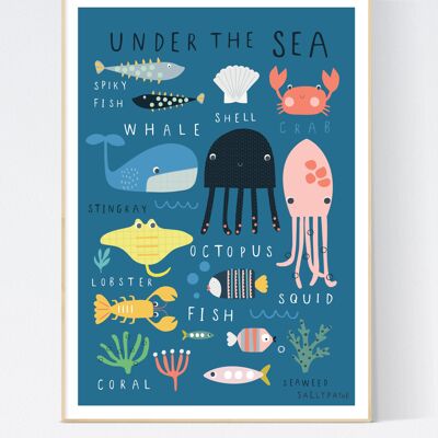 Under The Sea Children's Wall Print