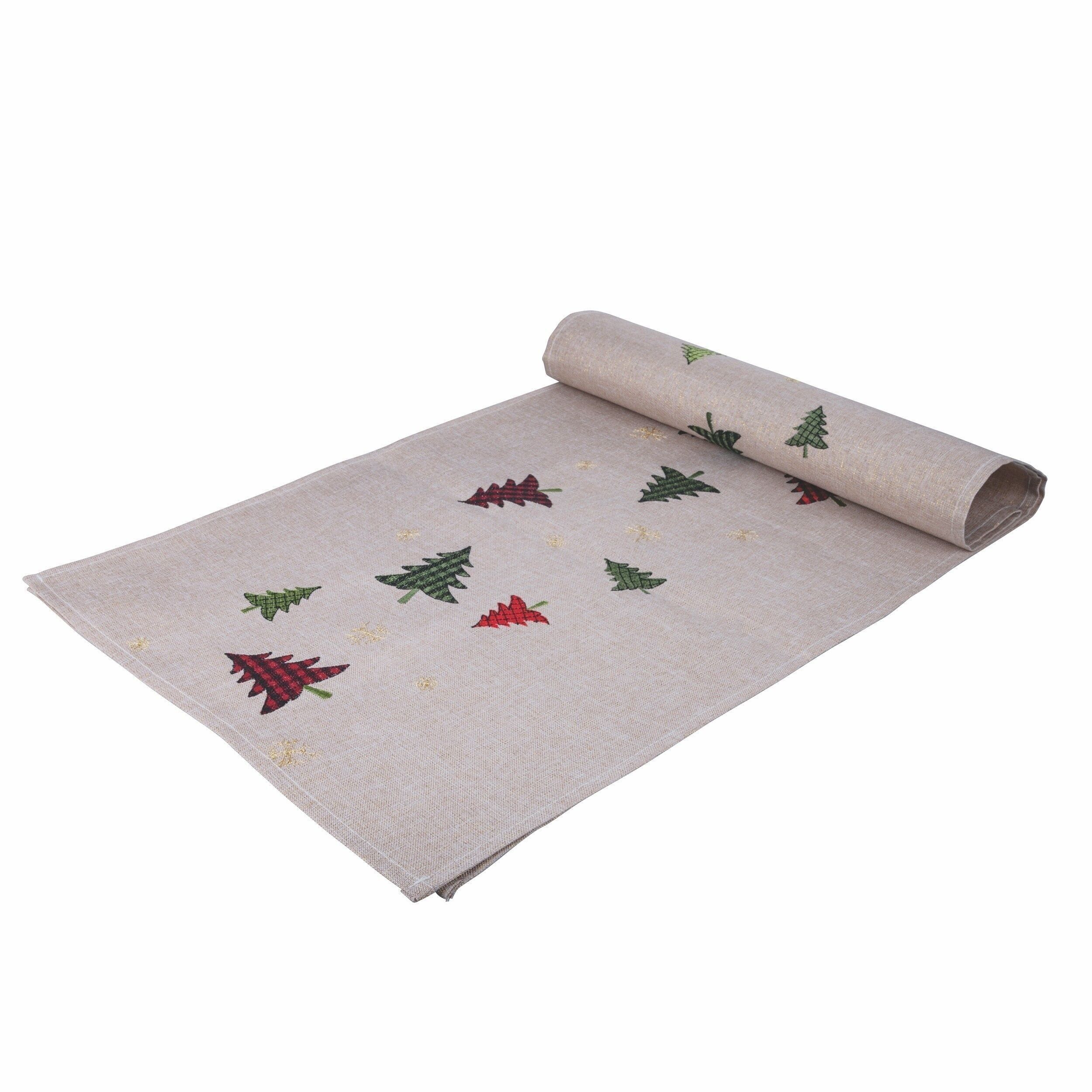 CHEMIN DE NOËL DENVER BEIGE 175X40 CM