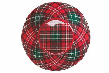 SALADIER EN MÉLAMINE TARTAN DE NOËL 3