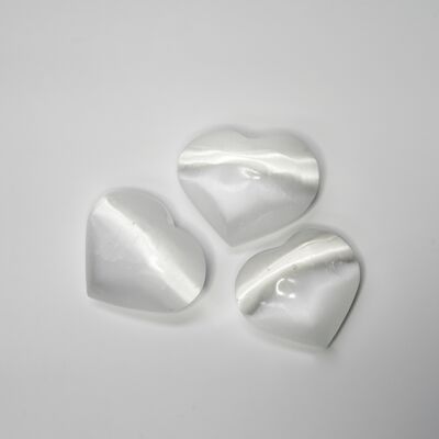 Selenite Cuore Bianco 5-6cm