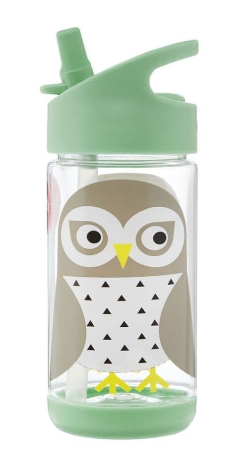 3 Sprouts Water Bottle Owl