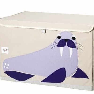 3 Sprouts Toy Chest Walrus Purple