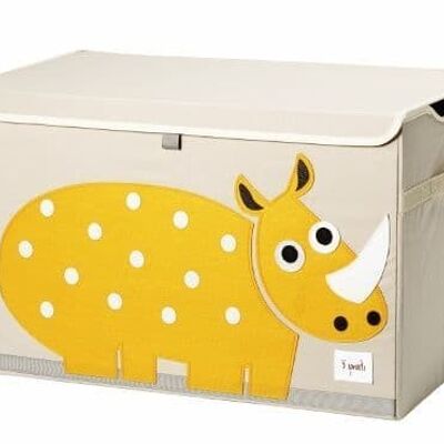 Baúl de juguetes 3 brotes Rinoceronte amarillo