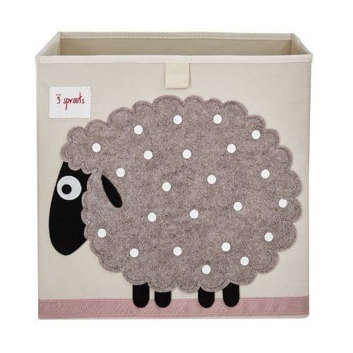 3 Sprouts Storage Box Sheep Beige