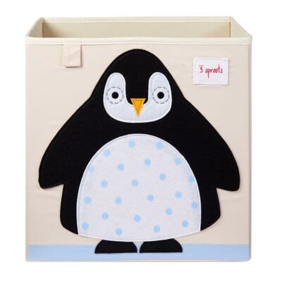 Caja de almacenamiento de 3 brotes Pingüino