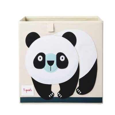 3 Sprouts Storage Box Panda