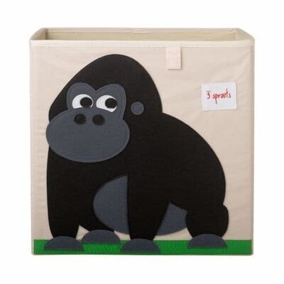 Boîte de Rangement 3 Sprouts Gorille Noir