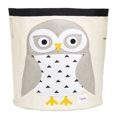 3 Sprouts Storage Bin Snowy Owl