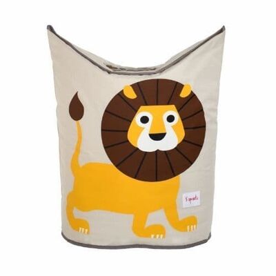 3 Sprouts Laundry Hamper Lion Yellow