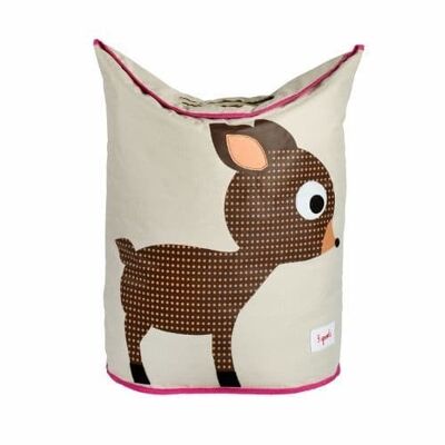 3 Sprouts Laundry Hamper Deer Brown