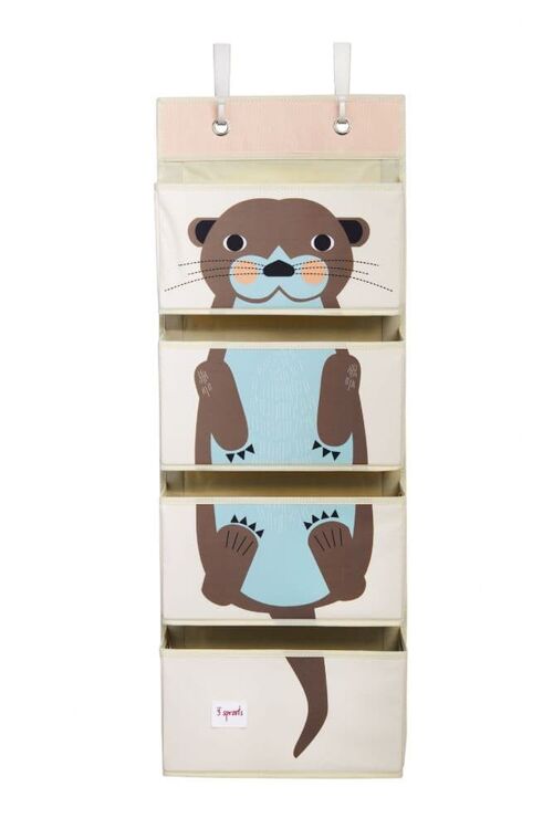 3 Sprouts Hanging Wall Organiser Otter