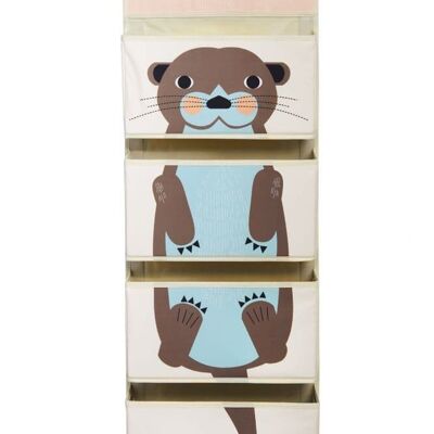 3 Sprouts Hanging Wall Organiser Otter