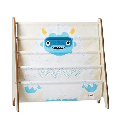 3 Sprouts Book Rack Yeti/Bleu