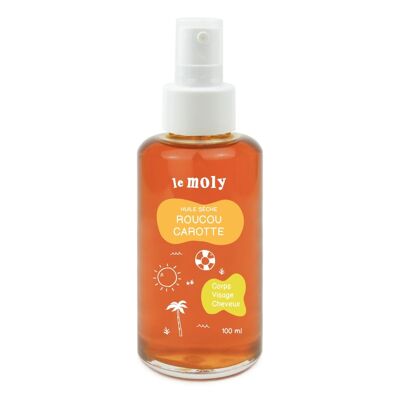 Roucou Carrot Organic Dry Oil - Nourishing and Healthy Glow