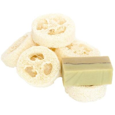 Porte-savon en loofah