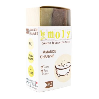 Hemp Almond Cold Soap - Body Sensitive skin