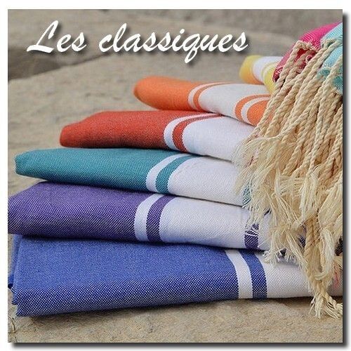 1- Lot de 50 foutas classiques