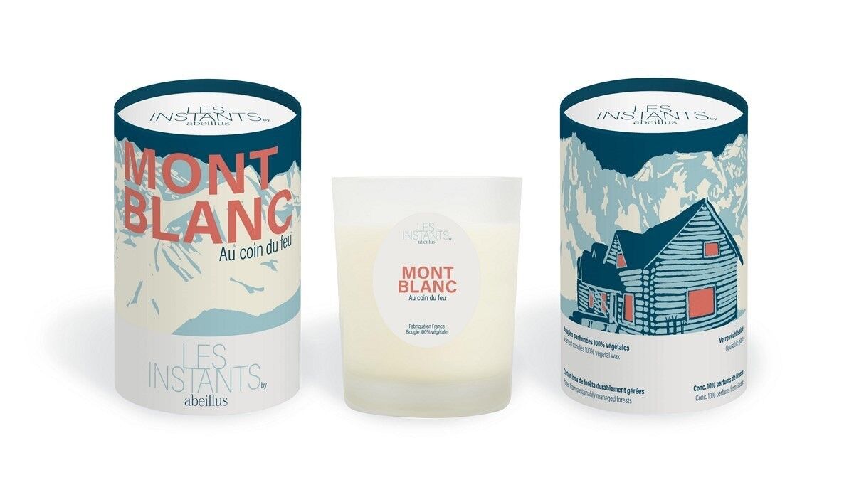 Candela profumata - Moments - Mont blanc - By the fire - 45h - 180g