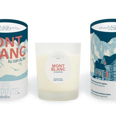 Scented candle - Moments - Mont blanc - By the fire - 45h - 180g