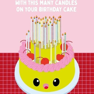 Rude funny energy crisis birthday card