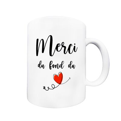 Mug Merci du fond du coeur