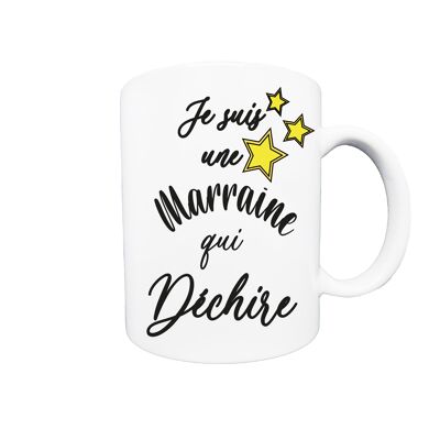 Mug Marraine qui déchire