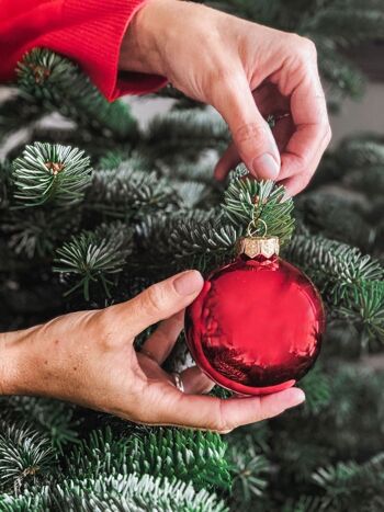 Boules de Noël 16-pack - Rouge 5