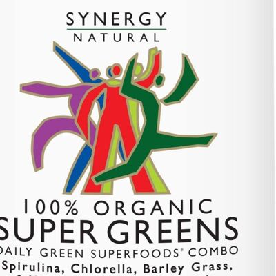 Synergy Natural Organic Super Greens in polvere