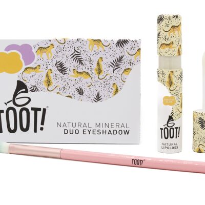 Cheetah Glow Eyeshadow & Lipgloss Box Set