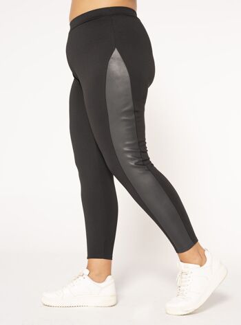 Legging en maille milano avec fausse fourrure 1